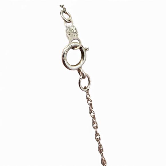 Blue Topaz Double Diamond Halo Pendant Necklace 925 Sterling Silver 18in Chain - Picture 8 of 8